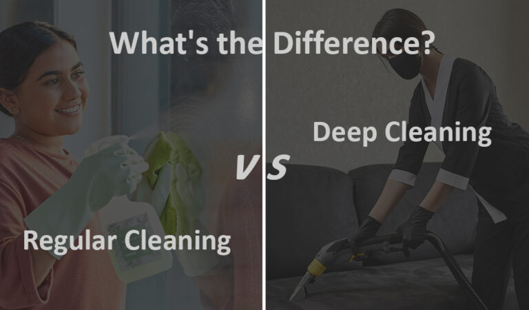 regular cleaning vs deep cleaning what's the difference?