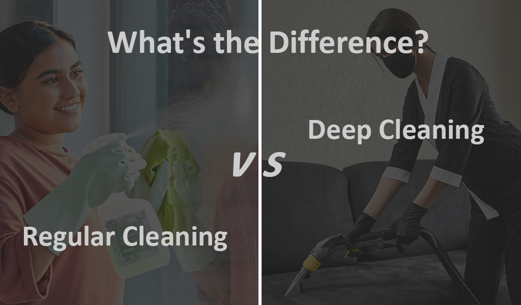 regular cleaning vs deep cleaning what's the difference?