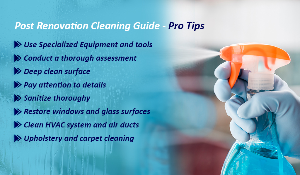 post renovation cleaaning guide-pro tips