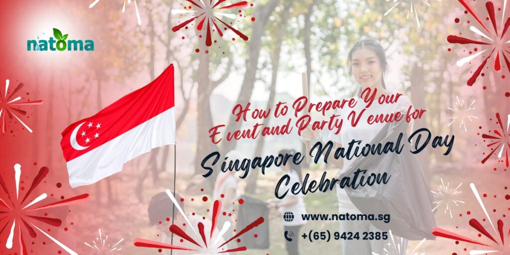 Event cleaning preparation for National Day