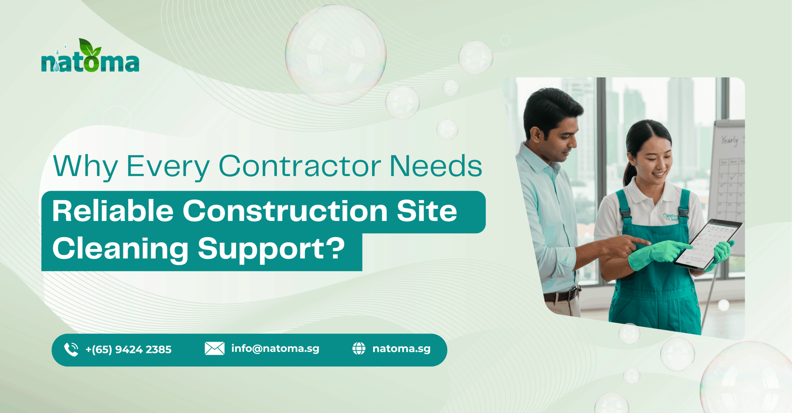 Singapore Contractor Needs Construction Site Cleaning Support